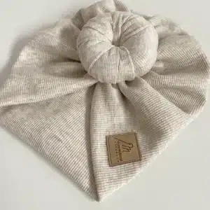 Turban donut czapka dziecięca handmade mojewykroje