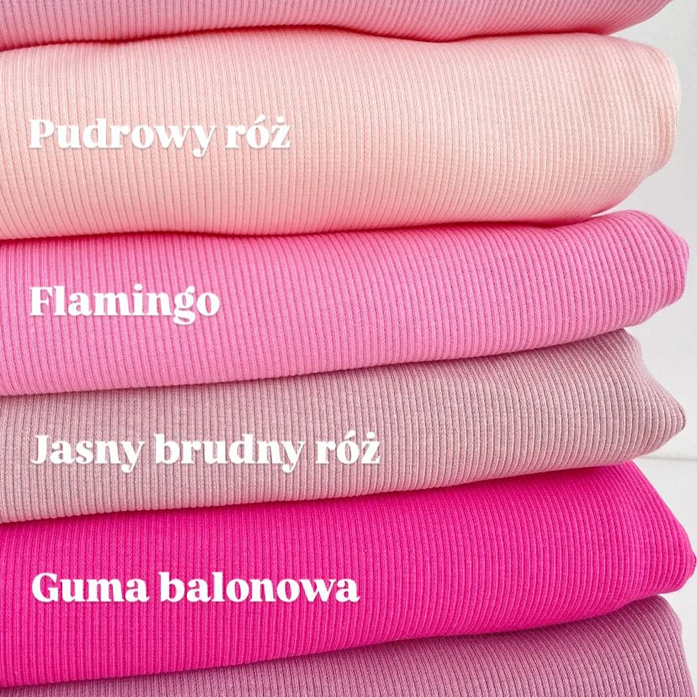 Kolory dzianiny prążkowanej Kolory dzianiny prążkowanej dla dzieci handmade mojewykroje