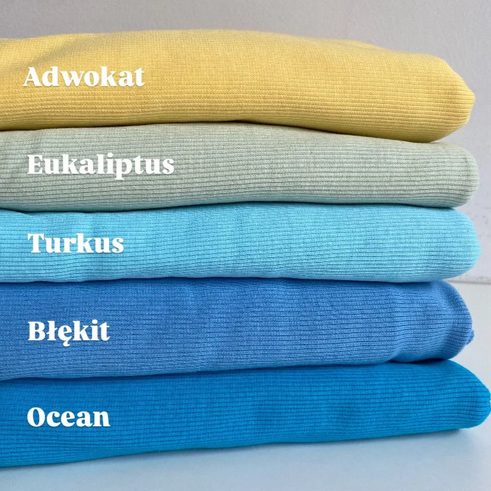 Kolory dzianiny prążkowanej Kolory dzianiny prążkowanej dla dzieci handmade mojewykroje