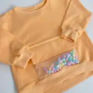 Bluza z kieszonką r. 98 gotowy produkt dla dziecka mojewykroje