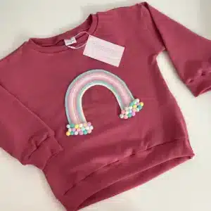 Bluza tęcza r. 80 gotowy produkt dla dziecka mojewykroje